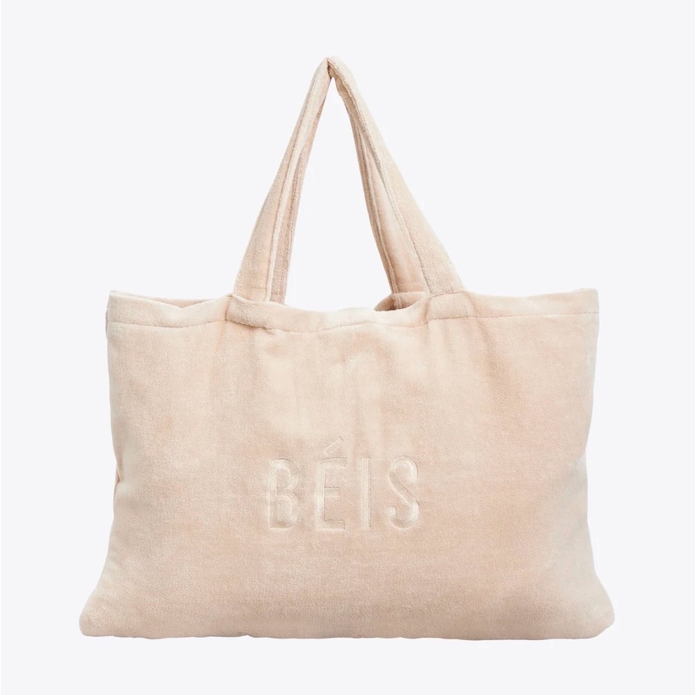 NWT Limited Edition Revovle Béis The Terry Towel Tote in Beige “no pillow” - Picture 3 of 8